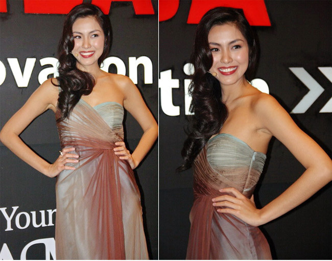 Những bộ đầm quây ngực khoe vai, khoe lưng vừa đủ