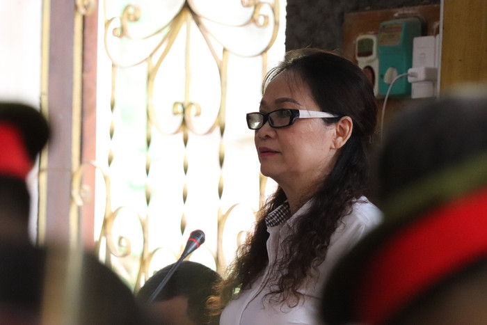 Luật sư Nguyễn Kim Thanh cho rằng để làm rõ tội của bị cáo Yến cần thiết phải đối chất với ông Hoàng Tiến Đức. Ảnh: Vũ Phương.