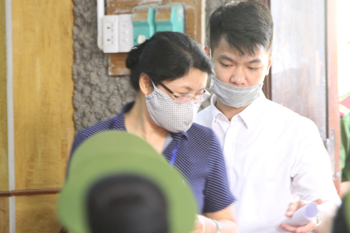 Bị cáo Nguyễn Thanh Nhàn. Ảnh: Vũ Phương.