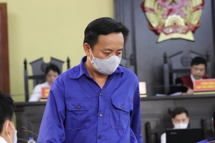 Bị cáo Nguyễn Minh Khoa cho rằng, việc quy kết tội đưa hối lộ là không có bằng chứng, căn cứ. Ảnh: Vũ Phương.