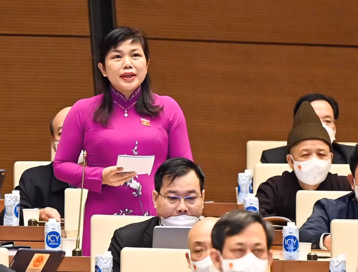 Đại biểu Nguyễn Thị Thu Hà (Quảng Ninh). Ảnh VGP/Nhật Bắc