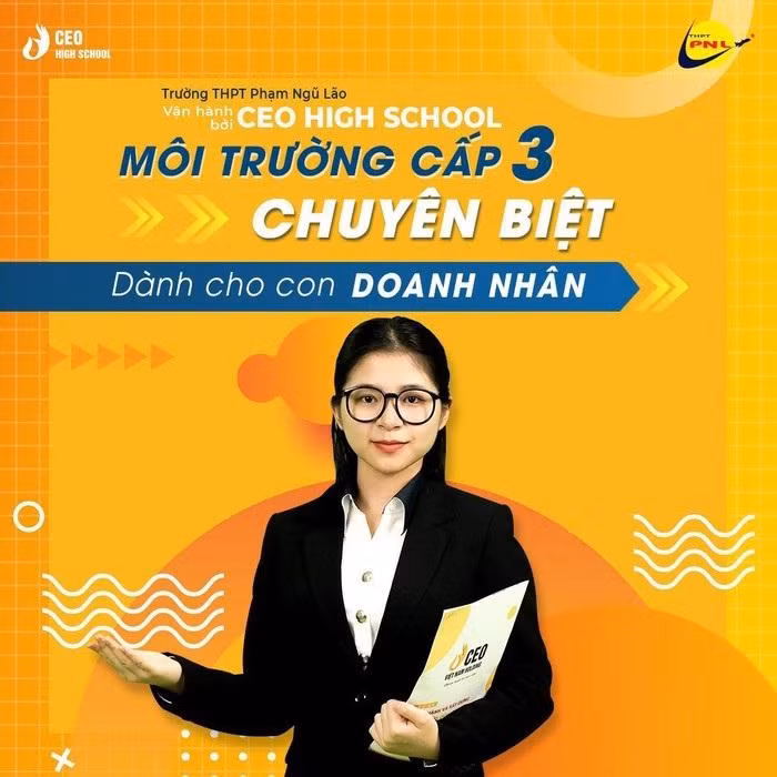 Trường Trung học phổ thông Phạm Ngũ Lão vận hành bởi CEO High School - môi trường cấp 3 chuyên biệt dành cho con Doanh nhân lần đầu tiên xuất hiện, ảnh: Vũ Loan.