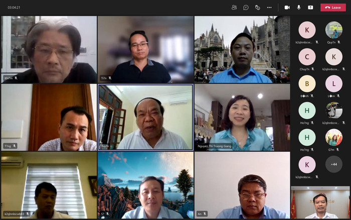 100% giảng viên tại Học viện Báo chí và Tuyên truyền thực hiện giảng dạy trực tuyến. (Ảnh: NVCC)