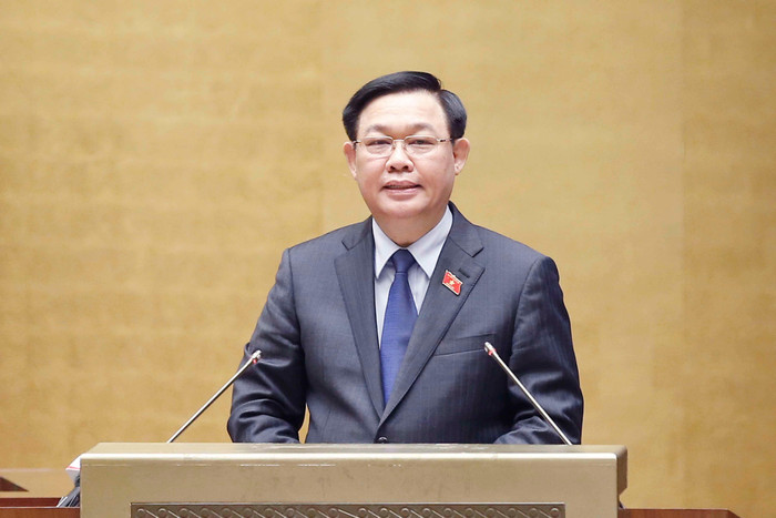 Chủ tịch Quốc hội Vương Đình Huệ phát biểu bế mạc Hội nghị. Ảnh: VGP Chủ tịch Quốc hội Vương Đình Huệ phát biểu bế mạc Hội nghị. Ảnh: VGP