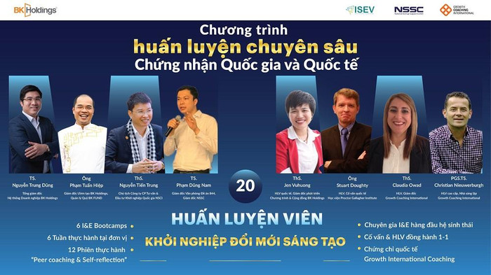 Chương trình huấn luyện chuyên sâu cho huấn luyện viên khởi nghiệp đổi mới sáng tạo (Ảnh: BK Holdings) Chương trình huấn luyện chuyên sâu cho huấn luyện viên khởi nghiệp đổi mới sáng tạo (Ảnh: BK Holdings)