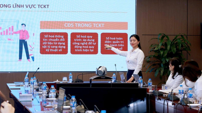 Ban Tài chính kế toán EVNNPC triển khai số hóa quy trình nghiệp vụ tại các cuộc họp Ban Tài chính kế toán EVNNPC triển khai số hóa quy trình nghiệp vụ tại các cuộc họp