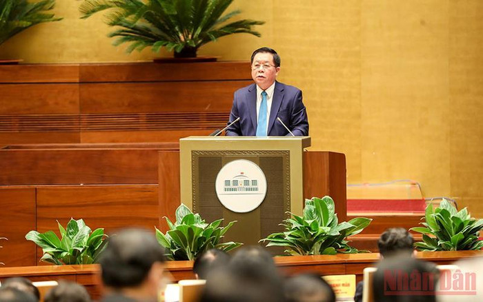 Bí thư Trung ương Đảng, Trưởng Ban Tuyên giáo Trung ương Nguyễn Trọng Nghĩa trình bày báo cáo tại Hội nghị. (Ảnh: Đăng Khoa) Bí thư Trung ương Đảng, Trưởng Ban Tuyên giáo Trung ương Nguyễn Trọng Nghĩa trình bày báo cáo tại Hội nghị. (Ảnh: Đăng Khoa)