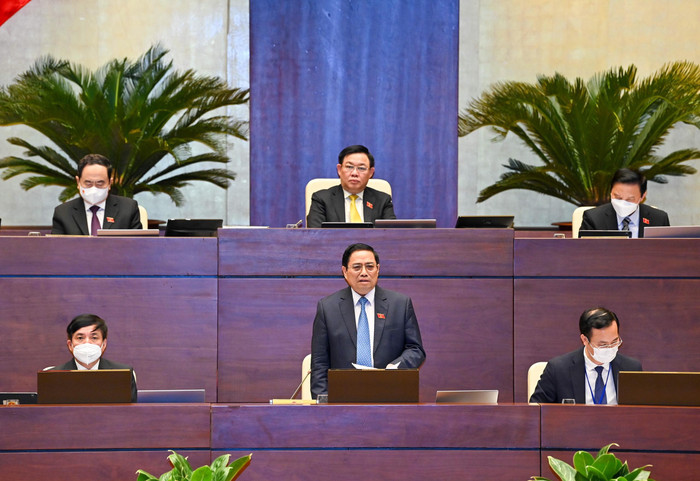 Tạo sinh kế, bảo đảm công ăn việc làm là yếu tố quyết định để giúp người dân an cư lạc nghiệp trên mảnh đất quê hương. Ảnh VGP/Nhật Bắc Tạo sinh kế, bảo đảm công ăn việc làm là yếu tố quyết định để giúp người dân an cư lạc nghiệp trên mảnh đất quê hương. Ảnh VGP/Nhật Bắc