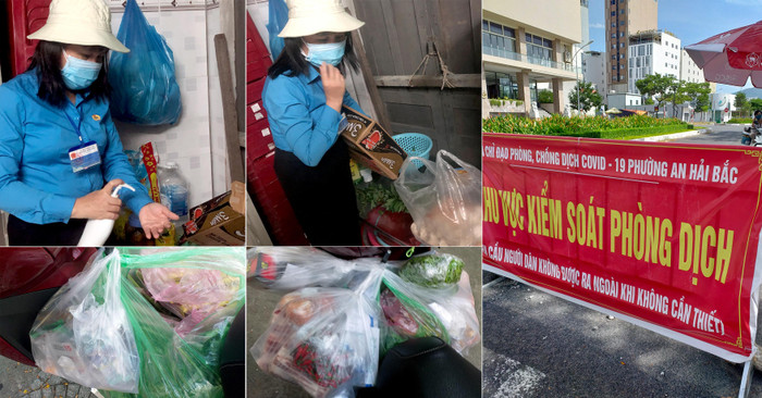 Nữ giáo viên hăng hái xông pha hỗ trợ công tác phòng chống dịch Covid-19 tại địa phương. (Ảnh: Nhân vật cung cấp). Nữ giáo viên hăng hái xông pha hỗ trợ công tác phòng chống dịch Covid-19 tại địa phương. (Ảnh: Nhân vật cung cấp).