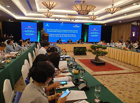 Quang cảnh hội thảo về đào tạo nguồn nhân lực có trình độ quốc tế ở Thành phố Hồ Chí Minh (ảnh: P.L) Quang cảnh hội thảo về đào tạo nguồn nhân lực có trình độ quốc tế ở Thành phố Hồ Chí Minh (ảnh: P.L)