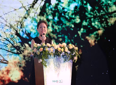 Bà Hoàng Nguyễn Thu Thảo - Tổng Giám đốc Tập đoàn giáo dục Nguyễn Hoàng (ảnh: NHG)