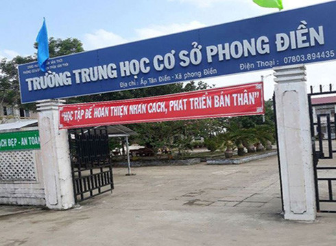 Trường trung học cơ sở Phong Điền, huyện Trần Văn Thời, tỉnh Cà Mau (ảnh: P.L) Trường trung học cơ sở Phong Điền, huyện Trần Văn Thời, tỉnh Cà Mau (ảnh: P.L)