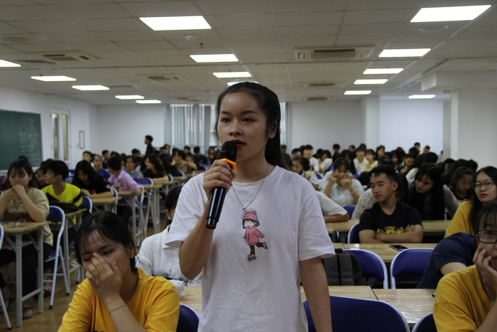 Nữ sinh Triệu Thị Lan Anh. Ảnh: Vũ Phương