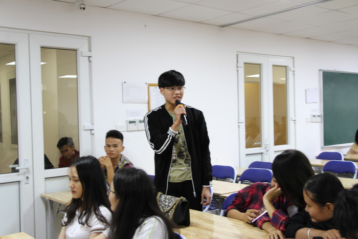 Sinh viên Nguyễn Nhật Tân. Ảnh: Vũ Phương