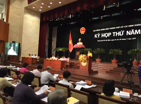 Kỳ họp lần thứ 5 của Hội đồng nhân dân thành phố khóa IX vừa bế mạc chiều 6/7 (ảnh: P.L) Kỳ họp lần thứ 5 của Hội đồng nhân dân thành phố khóa IX vừa bế mạc chiều 6/7 (ảnh: P.L)