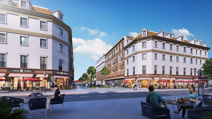 Phân khu shophouse Australia Phân khu shophouse Australia