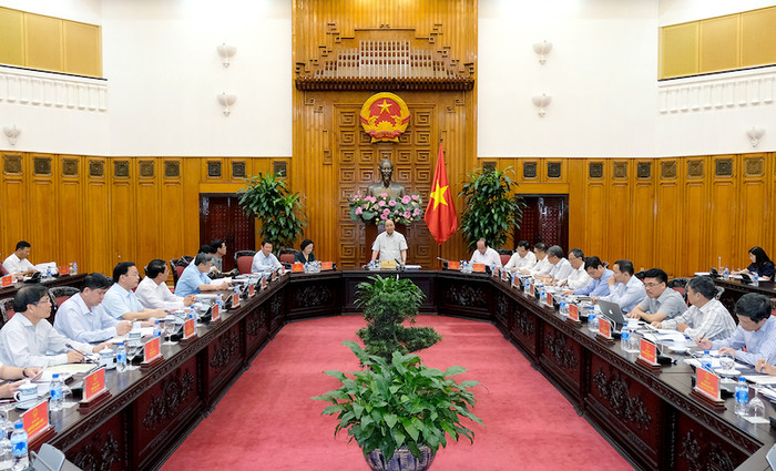 Quang cảnh buổi làm việc. Ảnh: VGP Quang cảnh buổi làm việc. Ảnh: VGP