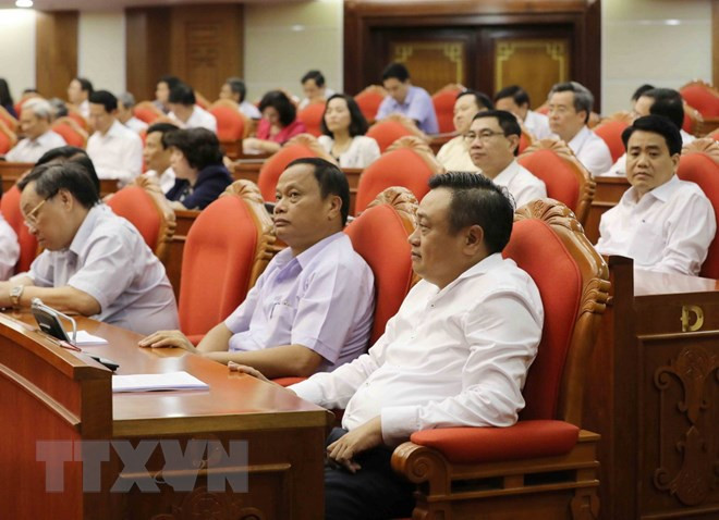 Đại biểu dự hội nghị. (Ảnh: Phương Hoa/TTXVN) Đại biểu dự hội nghị. (Ảnh: Phương Hoa/TTXVN)