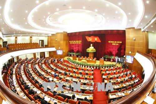 Toàn cảnh bế mạc hội nghị. Ảnh: Phương Hoa/TTXVN Toàn cảnh bế mạc hội nghị. Ảnh: Phương Hoa/TTXVN