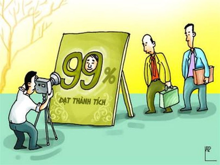 Giáo viên phải “nát óc” suy nghĩ, cẩn trọng tính toán thật cẩn thận từng điểm số của từng học sinh để đảm bảo đạt chỉ tiêu đề ra. Ảnh minh hoạ: Vtv.vn Giáo viên phải “nát óc” suy nghĩ, cẩn trọng tính toán thật cẩn thận từng điểm số của từng học sinh để đảm bảo đạt chỉ tiêu đề ra. Ảnh minh hoạ: Vtv.vn