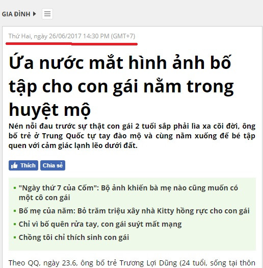 Câu chuyện này xảy ra tại Trung Quốc vào năm 2017. Bé gái tên Tâm Lôi cũng đã qua đời (Ảnh: Vũ Ninh) Câu chuyện này xảy ra tại Trung Quốc vào năm 2017. Bé gái tên Tâm Lôi cũng đã qua đời (Ảnh: Vũ Ninh)