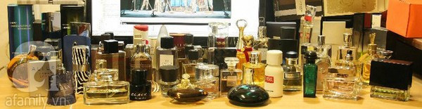 Bộ sưu tập nước hoa hoành tráng của cô nàng nghiện mua đồ thanh lý.