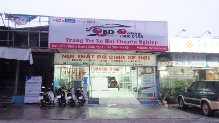 Cơ sở kinh doanh OBD online tại số 1 Dương Đình Nghệ gây khó dễ và còn thách thức đe dọa khách hàng sau khi bán sản phẩm nghi kém chất lượng. Ảnh: V.P Cơ sở kinh doanh OBD online tại số 1 Dương Đình Nghệ gây khó dễ và còn thách thức đe dọa khách hàng sau khi bán sản phẩm nghi kém chất lượng. Ảnh: V.P