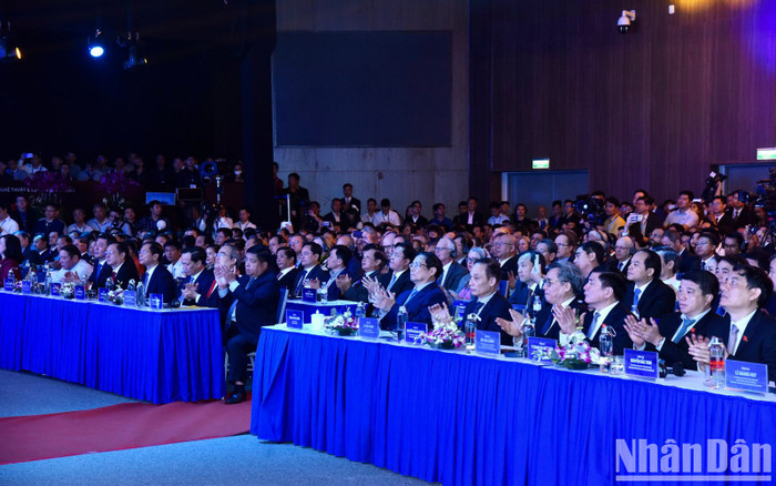 Thủ tướng Phạm Minh Chính dự Lễ khánh thành Trung tâm Đổi mới sáng tạo Quốc gia và khai mạc Triển lãm quốc tế Đổi mới sáng tạo Việt Nam 2023.