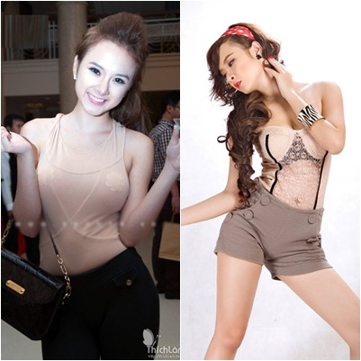 Càng táo bạo, Angela trông càng "phản cảm" Càng táo bạo, Angela trông càng "phản cảm"