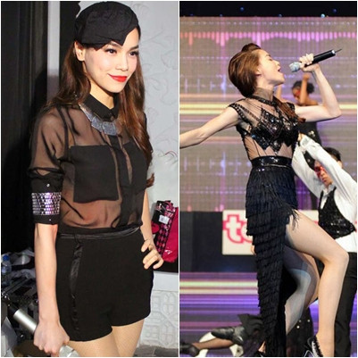 Hồ Ngọc Hà là một trong những "ngôi sao thời trang" luôn biết khoe đúng cách. Hồ Ngọc Hà là một trong những "ngôi sao thời trang" luôn biết khoe đúng cách.