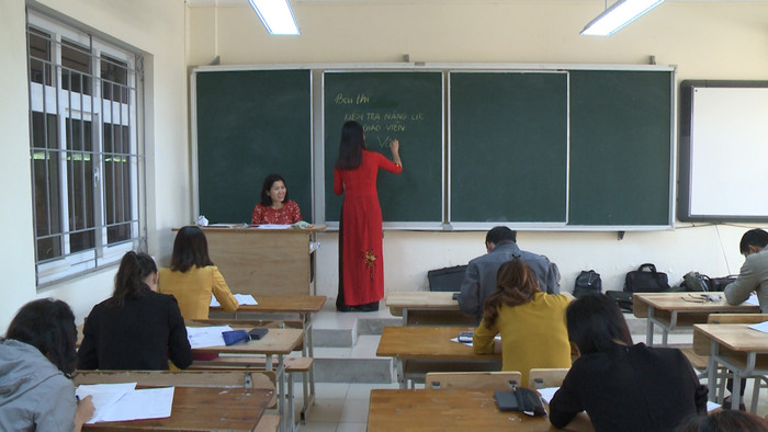 Một hội thi giáo viên dạy giỏi. (Ảnh mang tính minh hoạ: thanhtri.hanoi.gov.vn) Một hội thi giáo viên dạy giỏi. (Ảnh mang tính minh hoạ: thanhtri.hanoi.gov.vn)