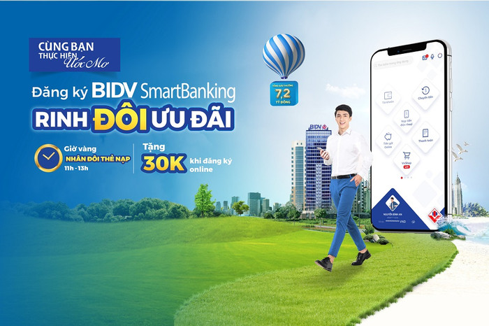 Chương trình khuyến mại dành cho khách hàng mới đăng ký BIDV SmartBanking bắt đầu từ 5/5 đến hết ngày 1/10/2020 Chương trình khuyến mại dành cho khách hàng mới đăng ký BIDV SmartBanking bắt đầu từ 5/5 đến hết ngày 1/10/2020