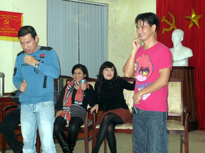 Nụ cười mang chất riêng của Xuân Bắc.