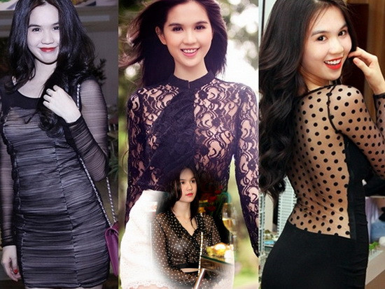 Bạn thân của người mẫu nội y Ngọc Trinh, người đẹp Trà Ngọc Hằng cũng là nhân tố tích cực trong việc "đón đầu xu hướng" xuyên thấu. Tuy không đến mức "nghiện", nhưng người đẹp họ Trà cũng từng có lần "lộ hàng" vì phong cách này.