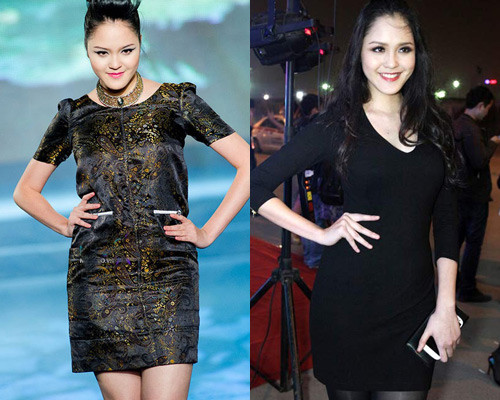 Cô gầy đi trông thấy so với mấy tháng trước. Cô gầy đi trông thấy so với mấy tháng trước.