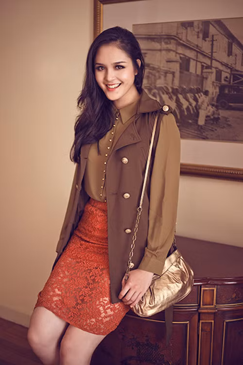 Hình ảnh mới mẻ với vóc dáng "mi nhon" của Hoàng Anh được nhiều khán giả yêu thích.