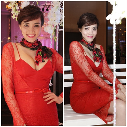 Trang Nhung luôn biết cách dùng trang phục để 'khéo khoe' vòng 1 gợi cảm và quyến rũ của mình. Trang Nhung luôn biết cách dùng trang phục để 'khéo khoe' vòng 1 gợi cảm và quyến rũ của mình.