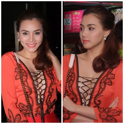 Vì thế, Trang Nhung thường xuyên diện những trang phục để 'lấp ló' vòng 1 của mình một cách rất táo bạo và khiêu khích. Vì thế, Trang Nhung thường xuyên diện những trang phục để 'lấp ló' vòng 1 của mình một cách rất táo bạo và khiêu khích.