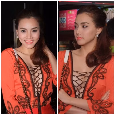 Vì thế, Trang Nhung thường xuyên diện những trang phục để 'lấp ló' vòng 1 của mình một cách rất táo bạo và khiêu khích.