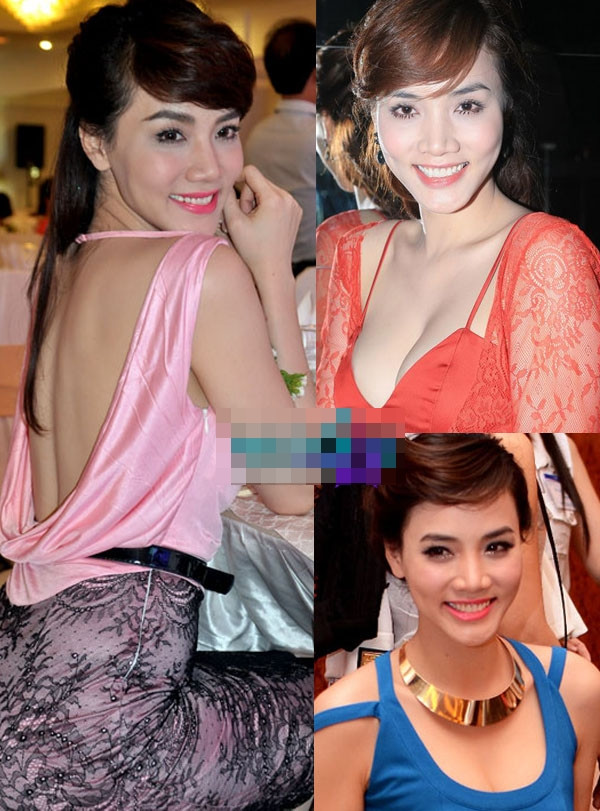 Hiểu được lợi thế này nên cô thường xuyên chọn những thiết kế hở lưng hay phần cổ khoét sâu để khoe được những phần gợi cảm của cơ thể Hiểu được lợi thế này nên cô thường xuyên chọn những thiết kế hở lưng hay phần cổ khoét sâu để khoe được những phần gợi cảm của cơ thể