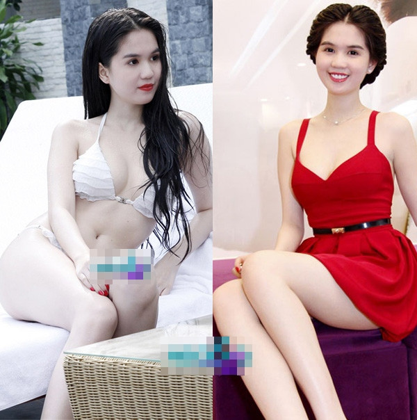 Quả thực, rất khó có thể tìm thấy khiếm khuyết nào ở làn da của Ngọc Trinh Quả thực, rất khó có thể tìm thấy khiếm khuyết nào ở làn da của Ngọc Trinh