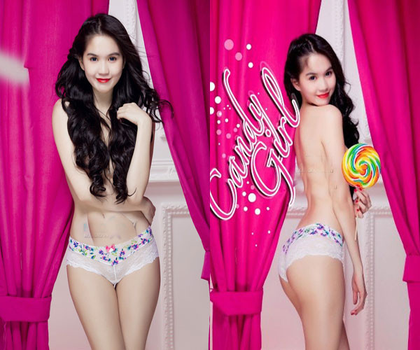 Trong loạt ảnh mới này, nữ hoàng đồ lót không ngại bán nude dùng tóc và kẹo mút để che ngực. Trong loạt ảnh mới này, nữ hoàng đồ lót không ngại bán nude dùng tóc và kẹo mút để che ngực.