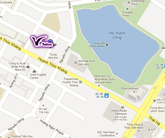 Địa chỉ dễ tìm của V -Salon Địa chỉ dễ tìm của V -Salon