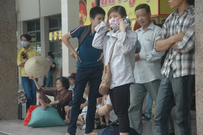 Thời tiết hôm nay khá nắng nóng khiến nhiều người tỏ rõ sự mệt mỏi