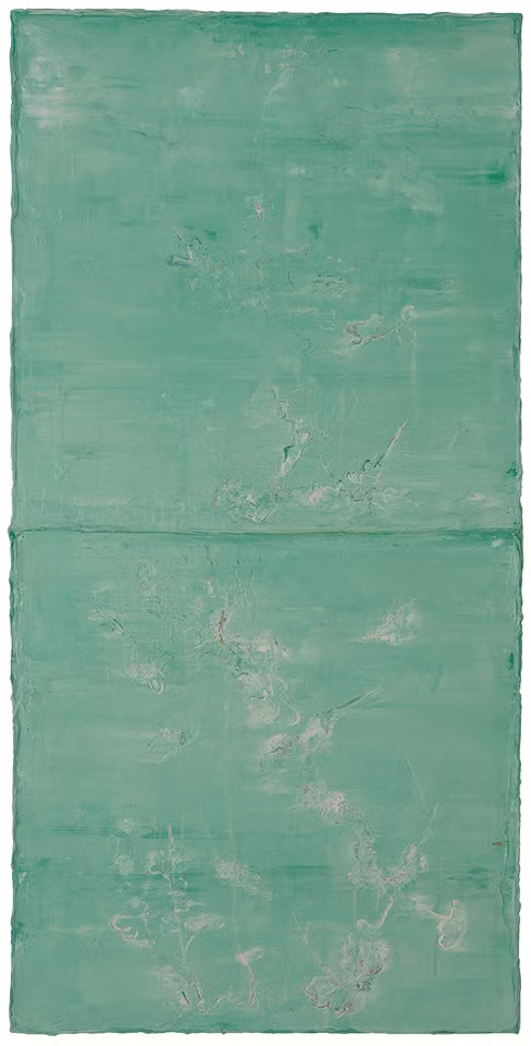 Tác phẩm Bầu trời màu ngọc - Nghệ sĩ Hà Mạnh Thắng