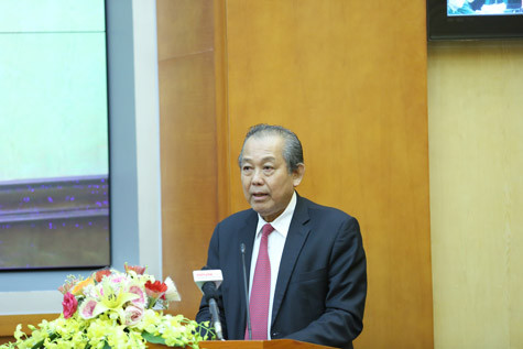 Phó Thủ tướng Thường trực Chính phủ Trương Hoà Bình phát biểu chỉ đạo tại Hội nghị. Ảnh: VGP/Lê Sơn Phó Thủ tướng Thường trực Chính phủ Trương Hoà Bình phát biểu chỉ đạo tại Hội nghị. Ảnh: VGP/Lê Sơn