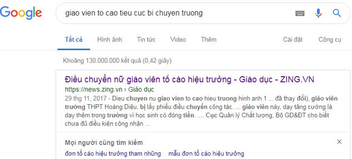 Ảnh chụp màn hình do tác giả cung cấp Ảnh chụp màn hình do tác giả cung cấp