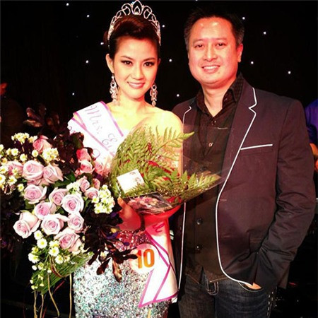 Vợ chồng Hoa hậu Tristine Trâm Bùi