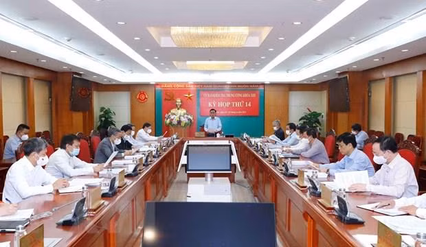 Quang cảnh một kỳ họp của Ủy ban Kiểm tra Trung ương. (Ảnh: Phương Hoa/TTXVN)