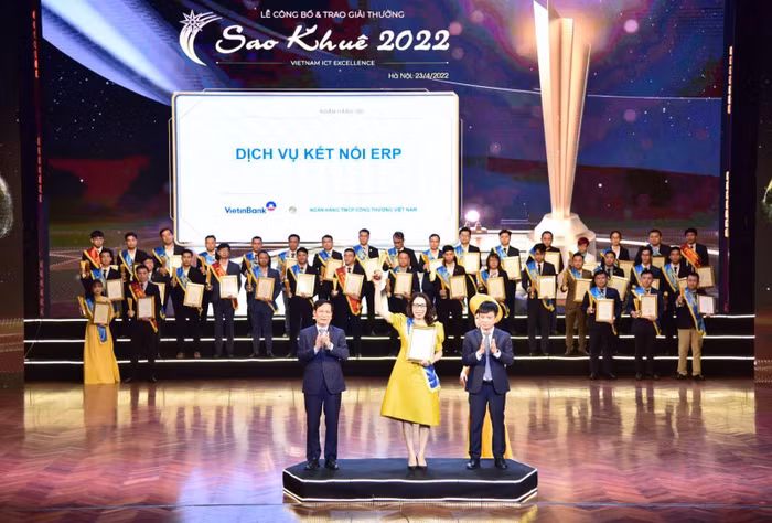 Dịch vụ Kết nối ERP tiếp tục đạt giải thưởng Sao Khuê năm 2022